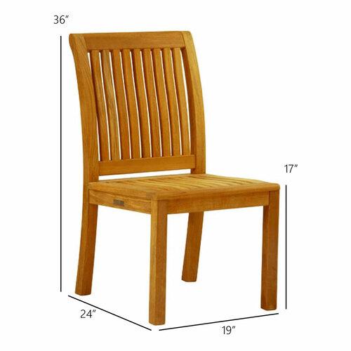 Kingsley Bate Chelsea Dining Side Chair - Dimension Kingsley Bate Chelsea Dining Side Chair - Dimension