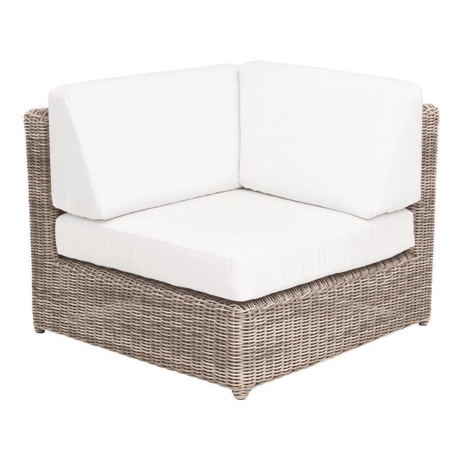 Kingsley Bate Sag Harbor Woven Corner Outdoor Sectional Unit