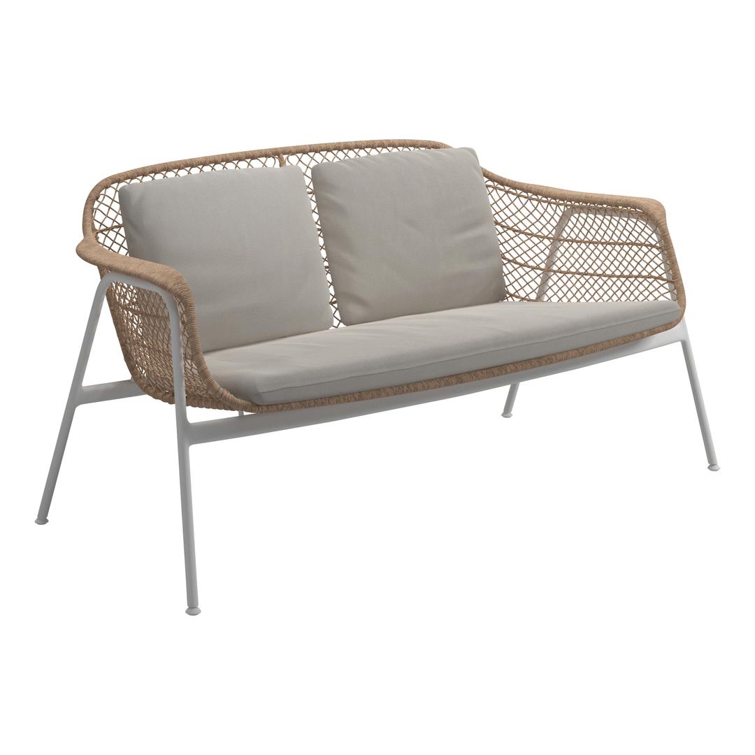 Gloster Fresco Aluminum Loveseat