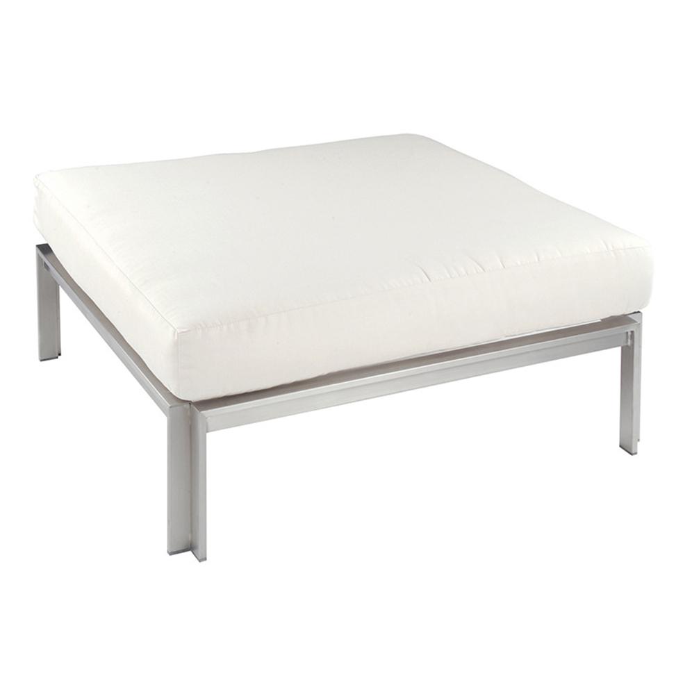 Kingsley Bate Tivoli Steel Square Ottoman