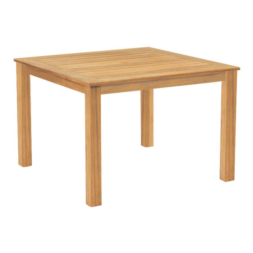 Kingsley Bate Wainscott 42" Teak Square Dining Table