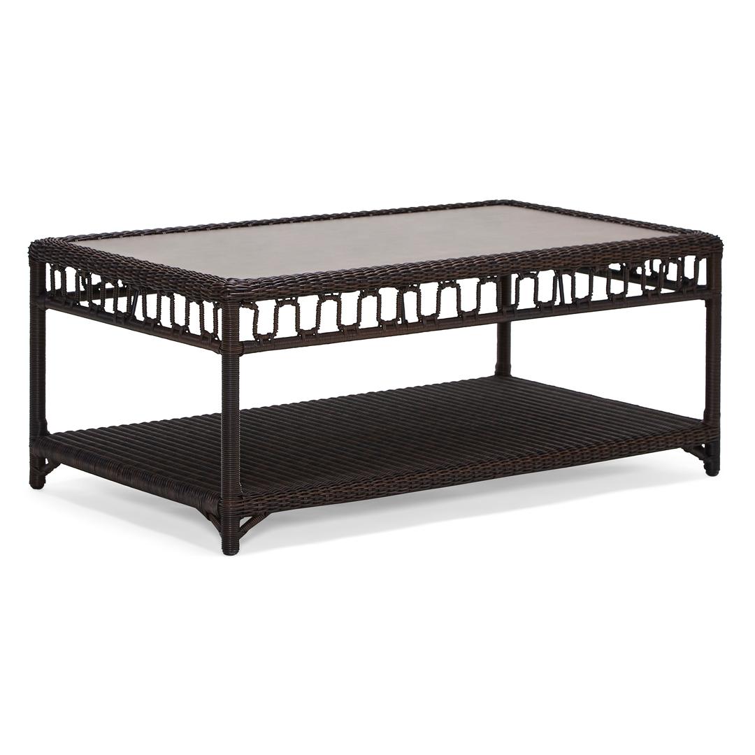 Woodard San Michele 45" Woven Rectangular Coffee Table