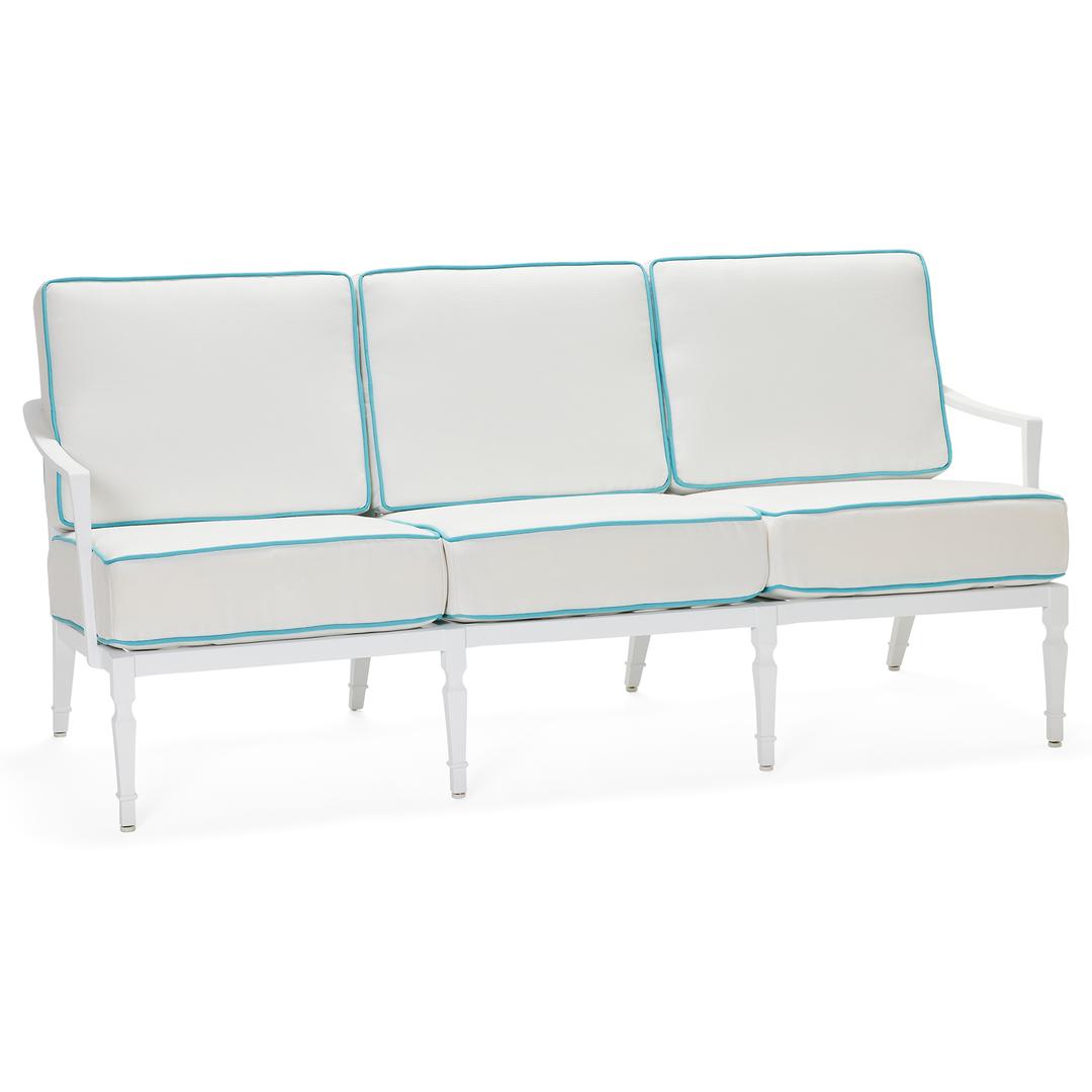 Woodard Tuoro Aluminum Sofa