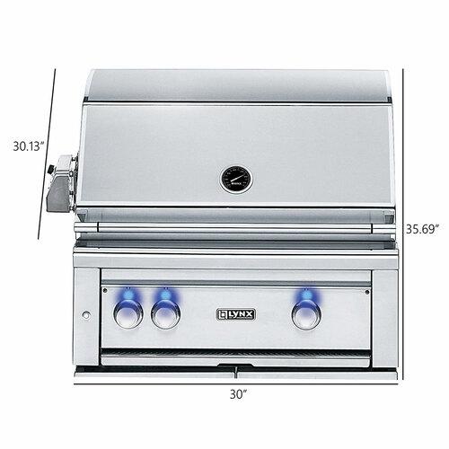 Lynx Grills Professional 30" 5-Piece Outdoor Kitchen Set - Dimensions Lynx Grills Professional 30" 5-Piece Outdoor Kitchen Set - Dimensions