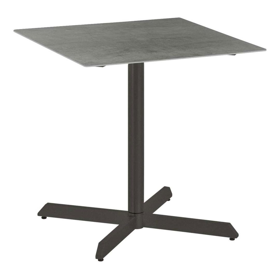 Barlow Tyrie Equinox 28" Steel Square Dining Table