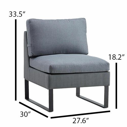 Cane-line Flex Single Seater - Dims Cane-line Flex Single Seater - Dims