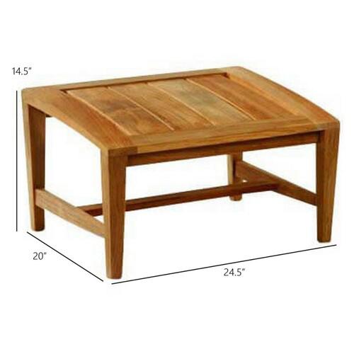 Kingsley Bate Amalfi Club Ottoman - Dimension Kingsley Bate Amalfi Club Ottoman - Dimension