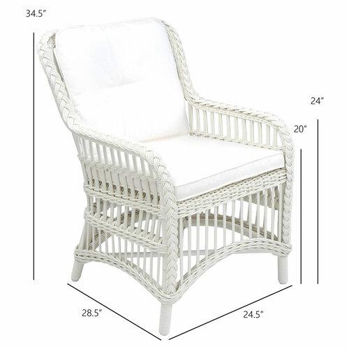 Kingsley Bate Chatham Dining Armchair - Dimension Kingsley Bate Chatham Dining Armchair - Dimension