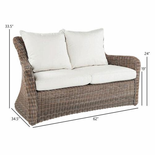 Kingsley Bate Sag Harbor Settee - Dimension Kingsley Bate Sag Harbor Settee - Dimension