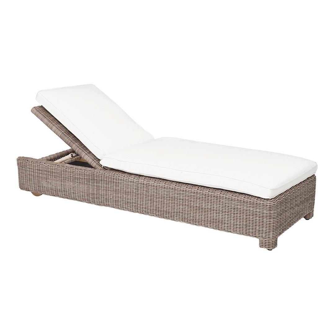 Kingsley Bate Sag Harbor Woven Chaise Lounge with Wheels